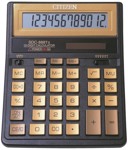 Калькулятор настольный Citizen SDC-888TII GE (12-ти разрядный) золотой