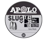 Пули полнотелые Apolo Slug 7,62 мм, 3,9 г (100 штук)- фото
