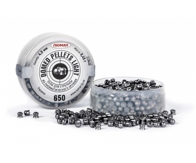 Пули «Люман» Domed pellets Light 4,5 мм, 0,45 г (650 штук)- фото2