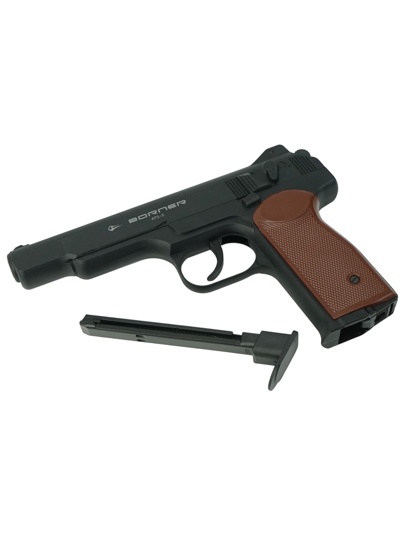 Пневматический пистолет Borner APS-S (Стечкина) пластик- фото4
