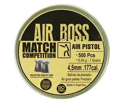 Пули Apolo Air Boss Match Pistol 4,5 мм, 0,45 г (500 штук)- фото